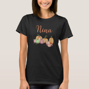 Nina von Little Pumpkin Erster Geburtstag Autumn P T-Shirt
