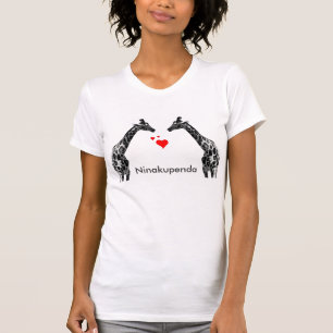 Ninakupenda Giraffen-Shirt T-Shirt