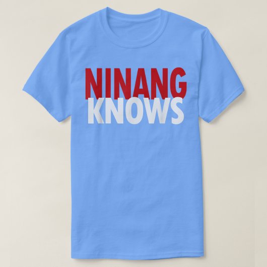 Ninang kennt die besten Godmutter Philippines Funn T-Shirt (Design vorne)