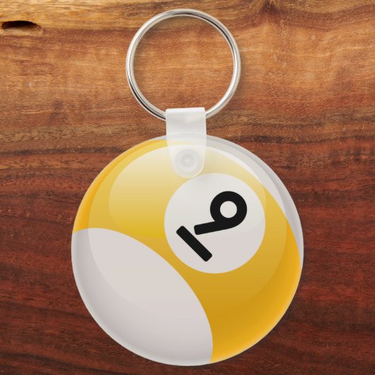 NINE BALL SCHLÜSSELANHÄNGER (Vorderseite)