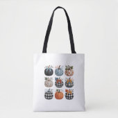 Nine Decorative Pumpkins Stickerei Tasche (Vorderseite)