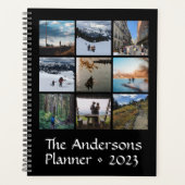 Nine Foto Custom Family Planer Notebook (Vorderseite)