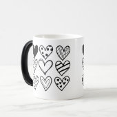Nine Hearts Liebe Valentinstag Tasse (Vorderseite Links)