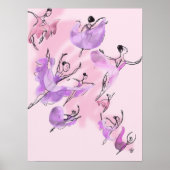 "Nine Ladys Dancing" Poster (Vorne)