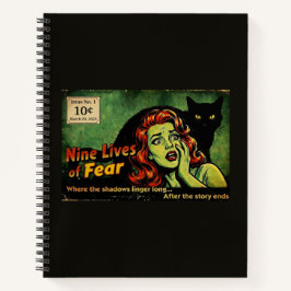 Nine Lives of Fear – Ausgabe Nr. 1 Retro-Horror-No Notizblock