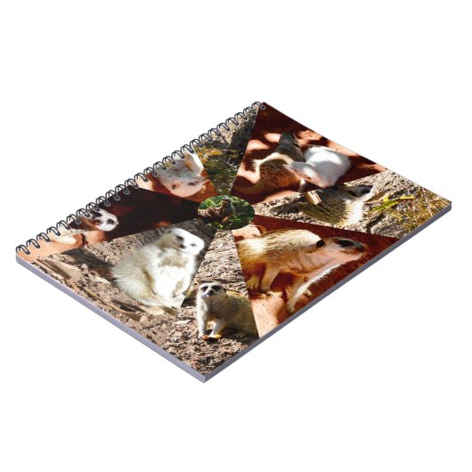 Nine Meerkat Triangle, Notebook Notizblock (Linke Seite)