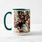 Nine Meerkat Triangles, Coffee Mug Tasse (Links)