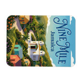 Nine Mile Jamaika Magnet (Horizontal)