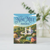 Nine Mile Jamaika Postkarte (Stehend Vorderseite)