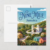 Nine Mile Jamaika Postkarte (Vorne/Hinten)