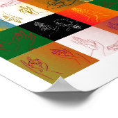 Nine Mudras Poster B (Ecke)