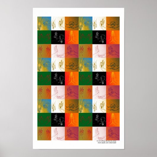 Nine Mudras Poster B (Vorne)