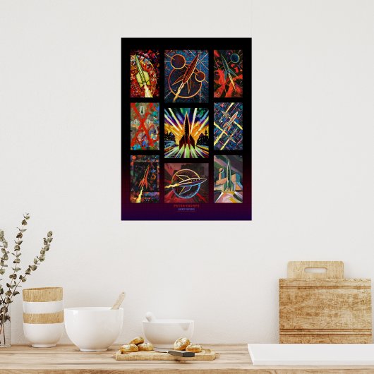 Nine Rockets Poster (Küche)