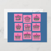 Nine Royal Crowns Tshirts, Geschenke Postkarte (Vorne/Hinten)