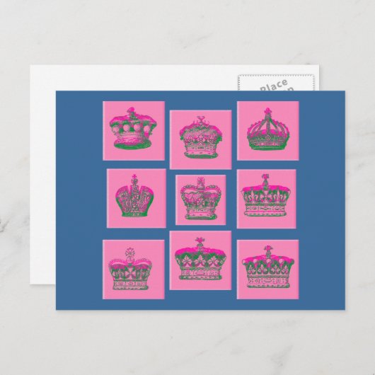 Nine Royal Crowns Tshirts, Geschenke Postkarte (Vorne/Hinten)