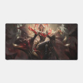 Nine Schwanz Fox Desk | Maßgeschneiderte Schreibti Schreibtischunterlage (Vorderseite)