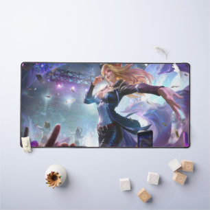 Nine Schwanz Fox Desk   Maßgeschneiderte Schreibti Schreibtischunterlage