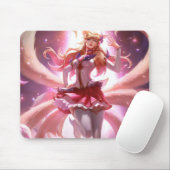 Nine Schwanz Fox Mousepad | Benutzerdefinierbares  (Mit Mouse)