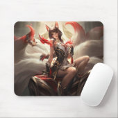 Nine Schwanz Fox Mousepad | Benutzerdefinierbares  (Mit Mouse)