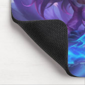 Nine Schwanz Fox Mousepad | Benutzerdefinierbares  (Ecke)