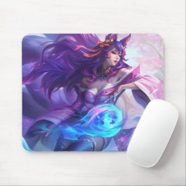 Nine Schwanz Fox Mousepad | Benutzerdefinierbares