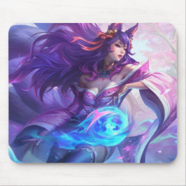 Nine Schwanz Fox Mousepad | Benutzerdefinierbares