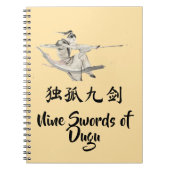 Nine Swords of Dugu Notebook Notizblock (Vorderseite)