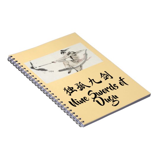 Nine Swords of Dugu Notebook Notizblock (Rechte Seite)