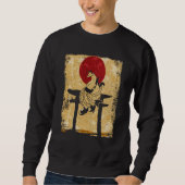 Nine Tailed Fox Japanese Retro 1 Sweatshirt (Vorderseite)