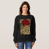 Nine Tailed Fox Japanese Retro  7 Sweatshirt (Vorne ganz)