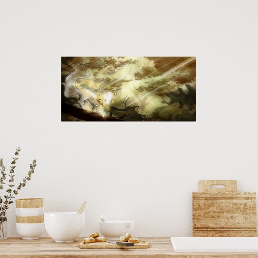 Nine Tails Fuchswald Poster (Küche)