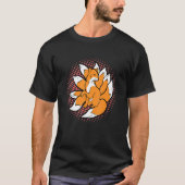 Nine Tails Kitsune Japanese Fox Kami Inari for Gi T-Shirt (Vorderseite)