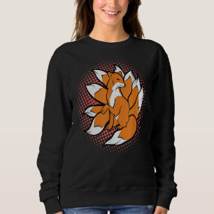 Nine Tails Kitsune Japanese Fox Kami Inari für Gi Sweatshirt