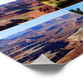 Nine Utah Sehenswürdigkeiten Poster (Ecke)