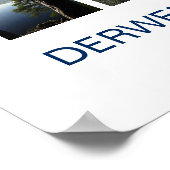 Nine Views of Derwentwater - Lake District Poster (Ecke)