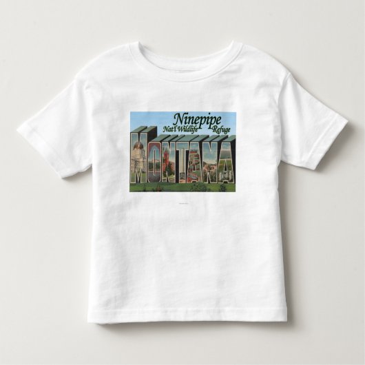 Ninepipe nationales Schutzgebiet, Montana Kleinkind T-shirt (Vorderseite)