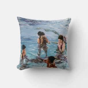 Ninfas en el agua/Nymphen im Wasser Kissen