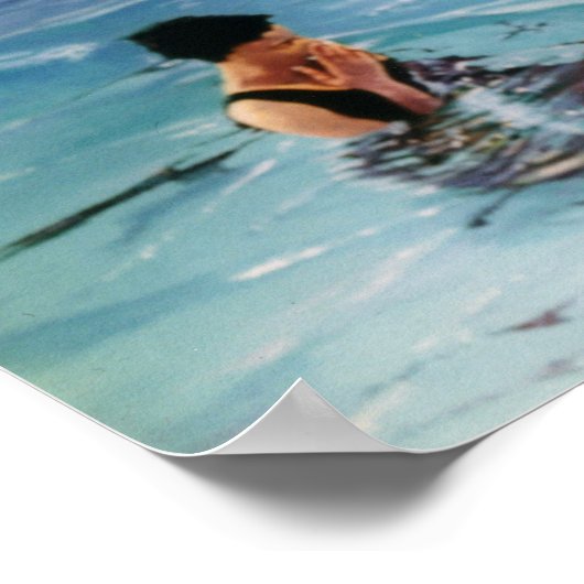 Ninfas en el agua/Nymphen im Wasser Poster (Ecke)