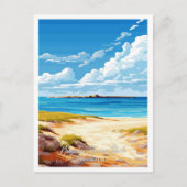 Ningaloo Marine Park Australien Reiseillustrierung Postkarte (Vorderseite)