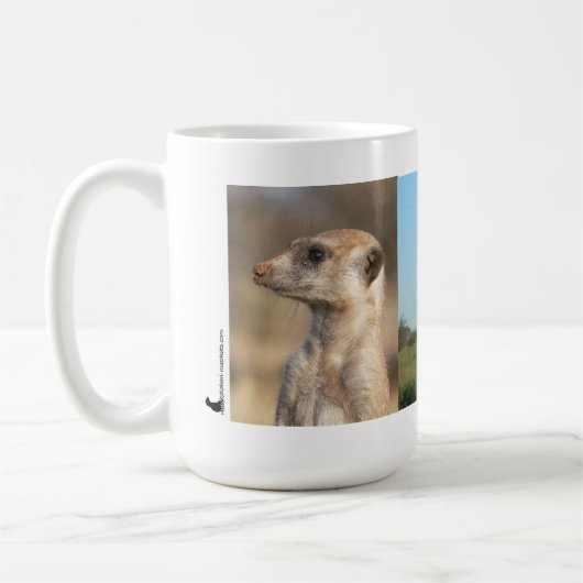 Ningaloo Meerkat Tasse (Links)