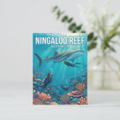 Ningaloo Reef Australien Postkarte (Stehend Vorderseite)