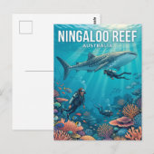Ningaloo Reef Australien Postkarte (Vorne/Hinten)