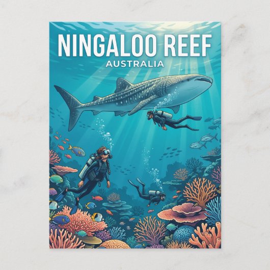 Ningaloo Reef Australien Postkarte (Vorderseite)