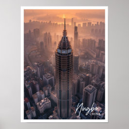 Ningbo China Kunst, Dichtung und Musik Poster