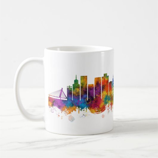 Ningbo China Skyline Kaffeetasse (Links)