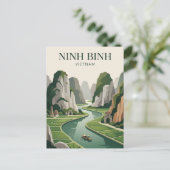 Ninh Binh Vietnam Postkarte (Stehend Vorderseite)