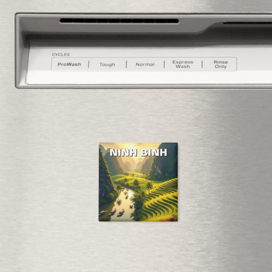 Ninh Binh Vietnam Travel Magnet (In Situ (Geschirrspüler))