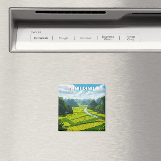 Ninh Binh Vietnam Travel Magnet (In Situ (Geschirrspüler))