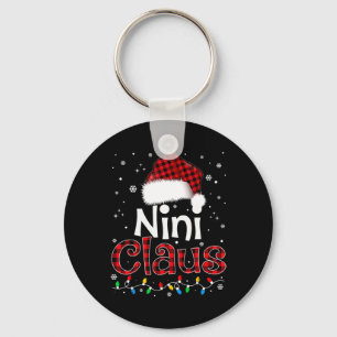 Nini Claus Funny Santa Claus Matching Family Pajam Schlüsselanhänger