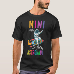 Nini des Geburtstagsastronauten Space Bday Party C T-Shirt